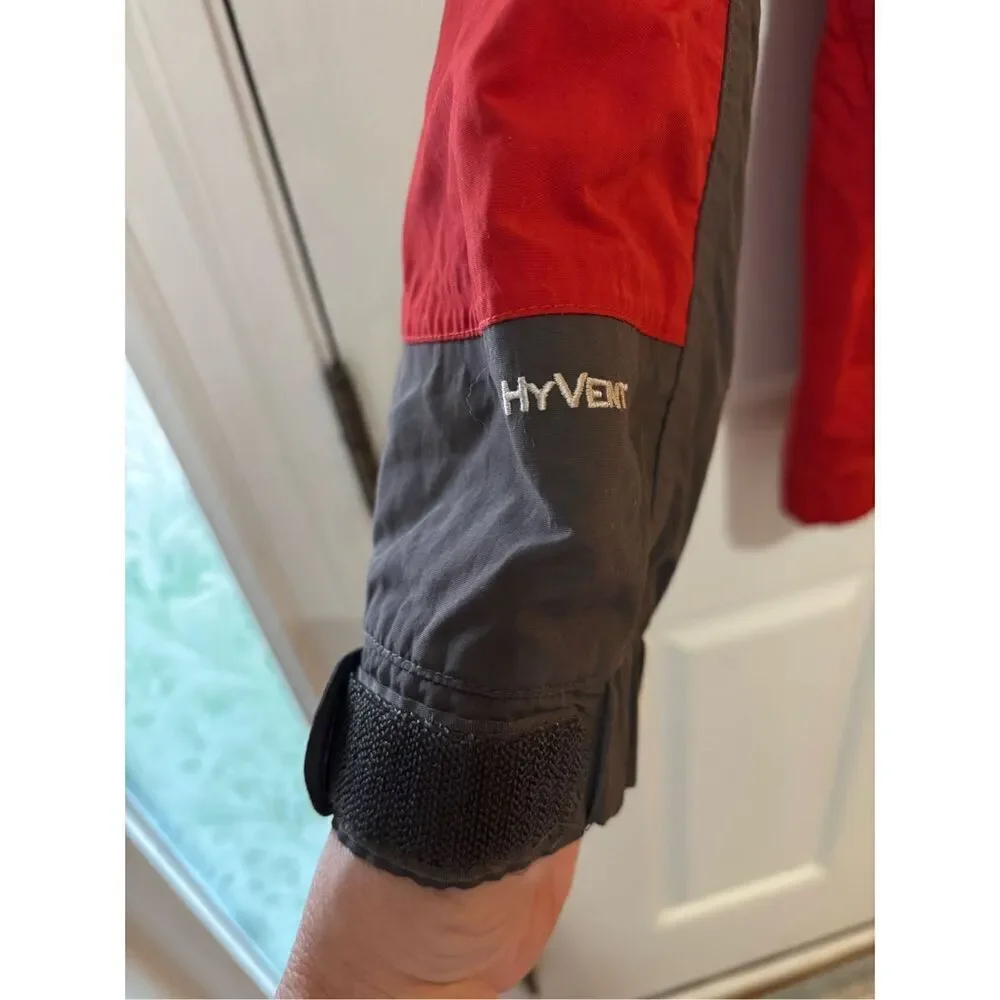 The North Face Red and Gray Hyvent Performance Jacket ***Read description***